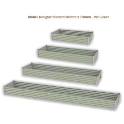 Birdies Designer Planters - 900mm Wide x 370mm High - Mist Green