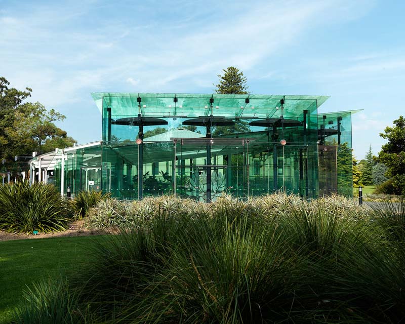 The Waterlilly Pavillion - photo supplied by Adelaide Botanic Garden