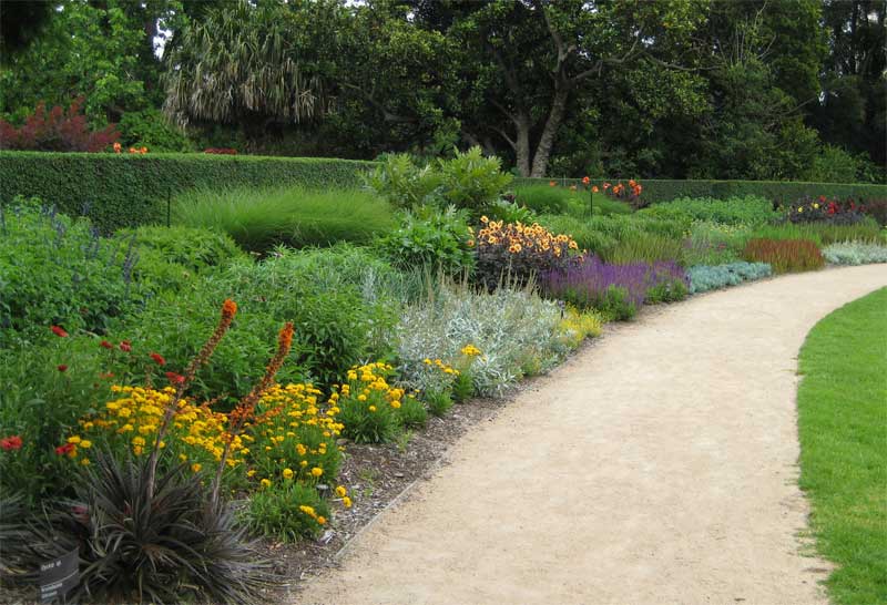 Cottage garden flower beds - Royal Botanic Gardens Melbourne