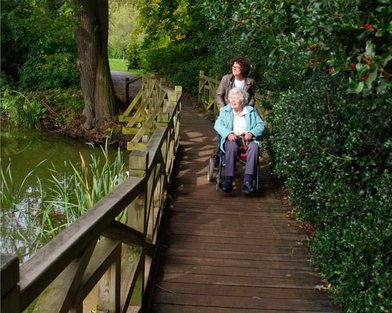 Plenty of wheelchair accessible paths at Wisley