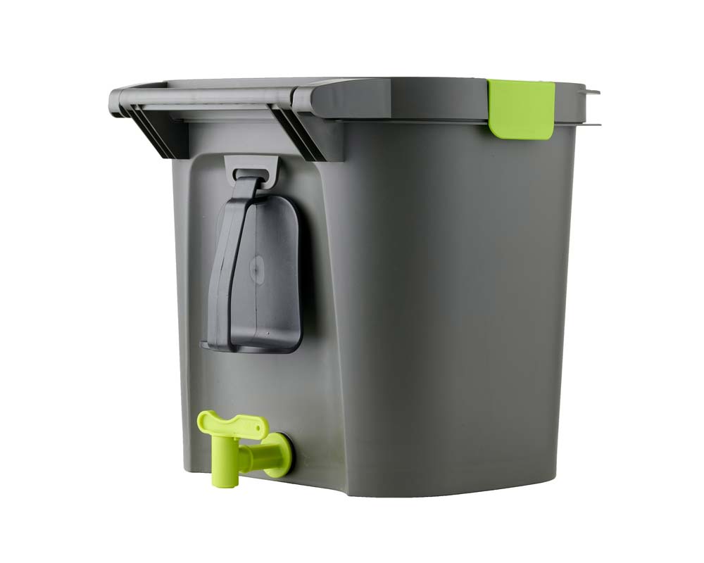 14L Indoor Air-Tight Bench Top Composter + Compactor