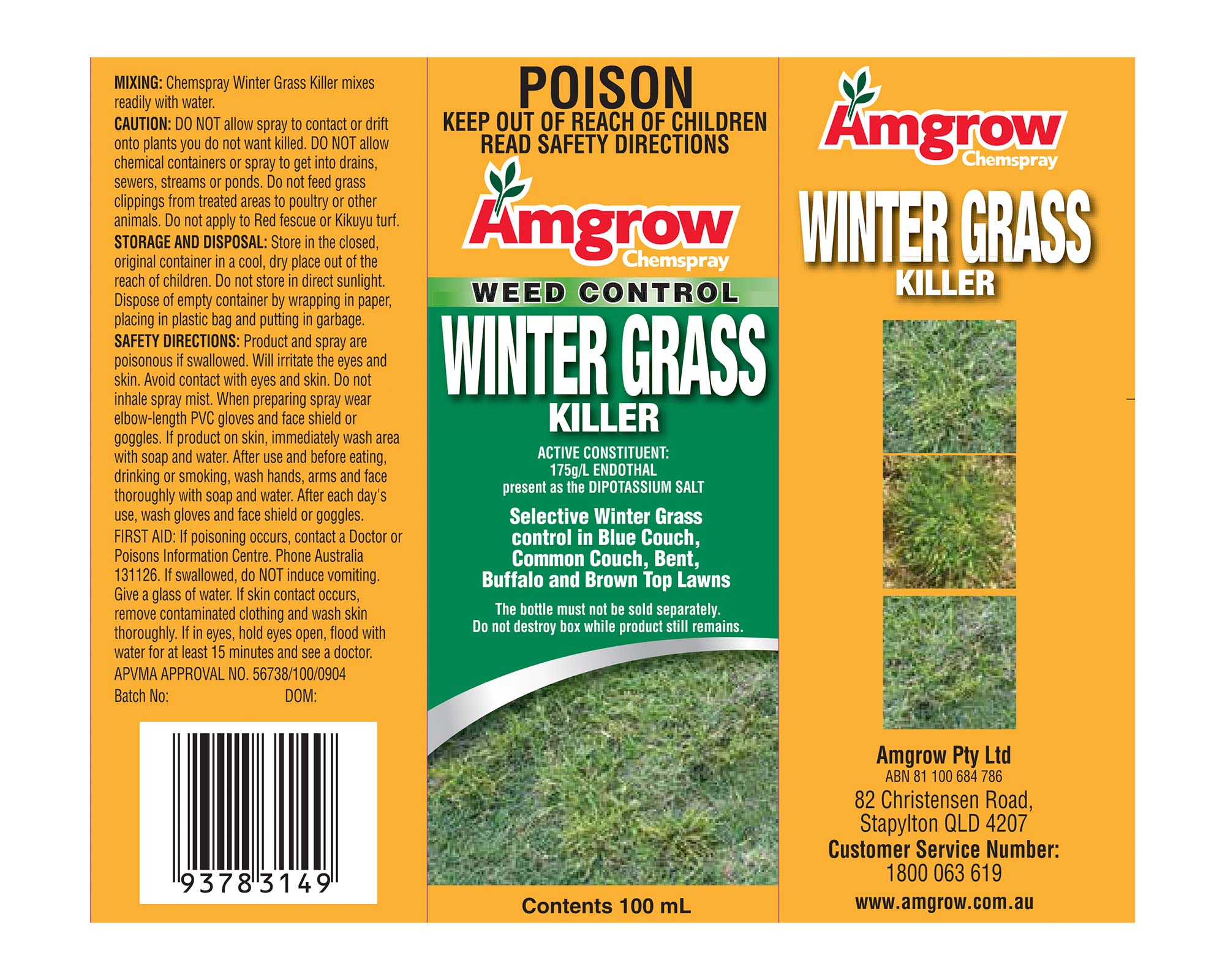Label - Winter Grass Killer - Amgrow