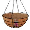 Beehive hanging basket with coir liner - 30cms