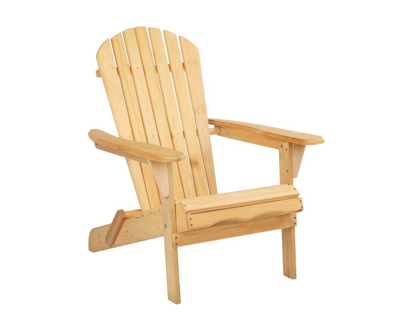 Adirondack Patio Chair - Natural Finish