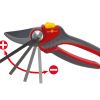 Blade tension adjusted with an Allen key - Bypass Secateurs Premium Plus (RR4000) - Wolf