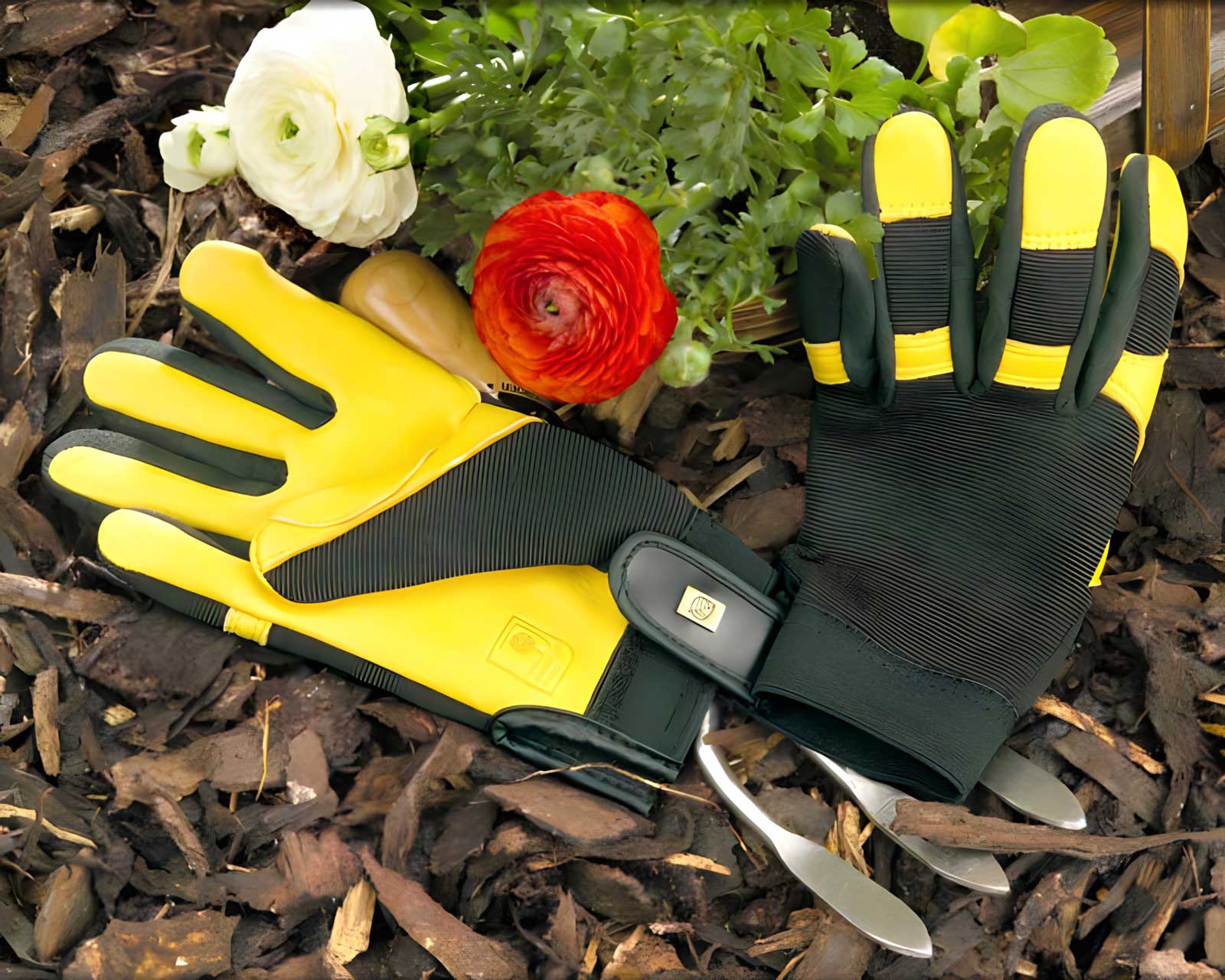 Soft Touch Garden Gloves - by Gold Leaf of the UK