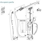 Spare parts for Mesto sprayers - PERLA 5lt and PERLA 8lt