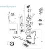Resistant sprayers models #3600, 3600P, 3610, 3610P exploded diagram of parts