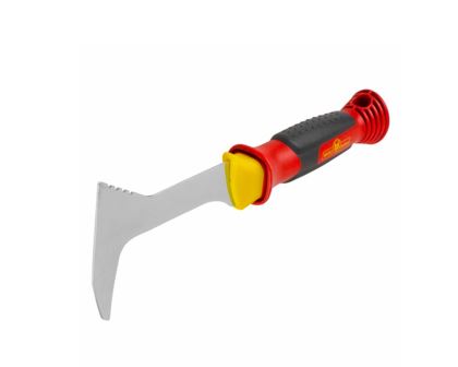 Sturdy garden scraper for clearing weeds, moss and debris from between pavers and edges. Wolf KF-2K