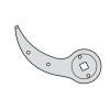 Spare anvil blade (2/4) for Felco2 secateurs