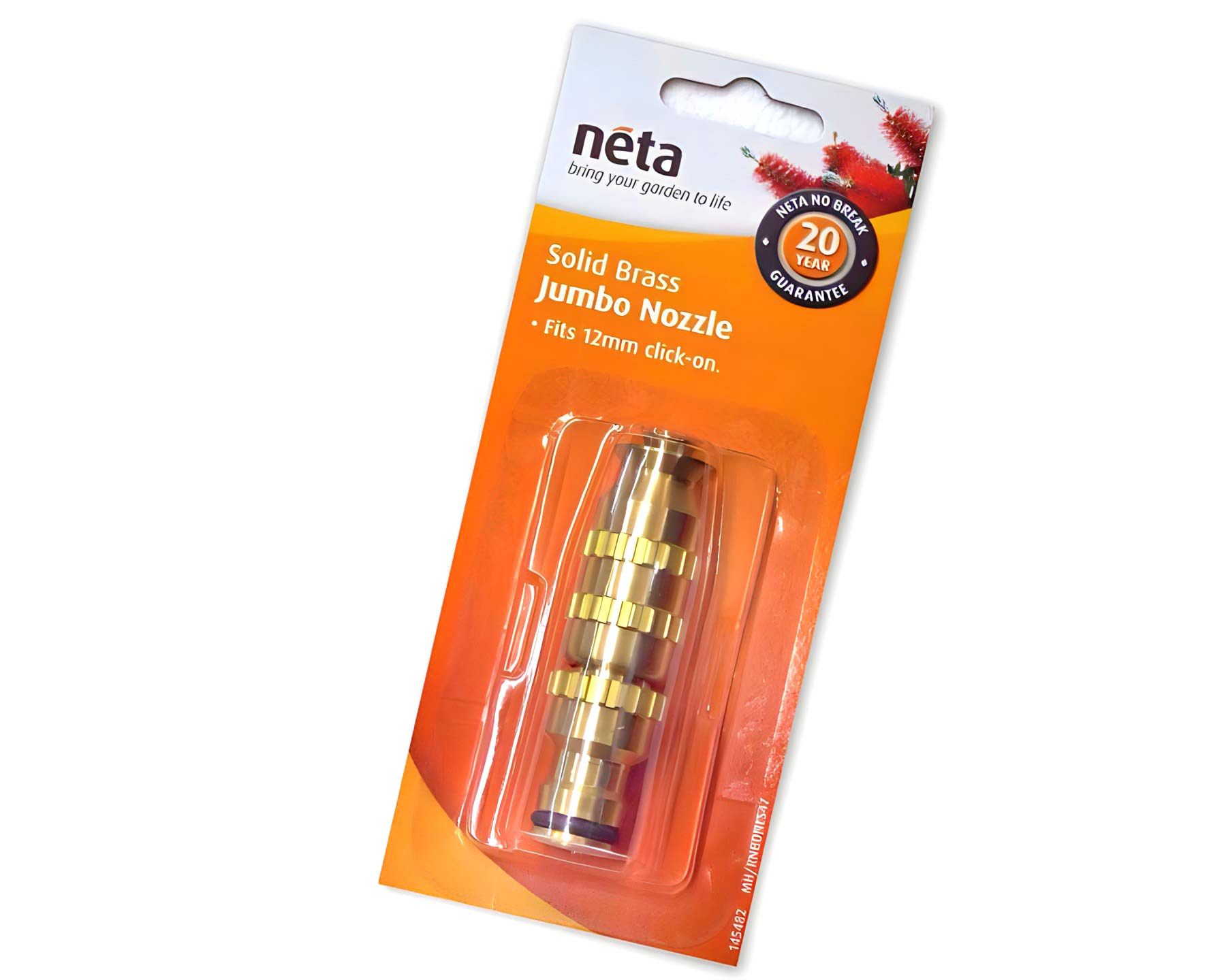 Brass Jumbo nozzle, 12mm - Neta