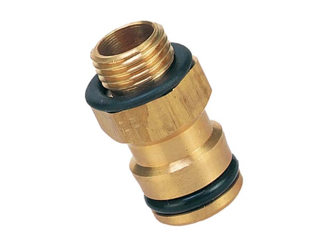 Hose Fitting - Brass 12mm click-on 1/4