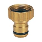 Brass Tap adaptors for 18mm click-on hose fittings NETA