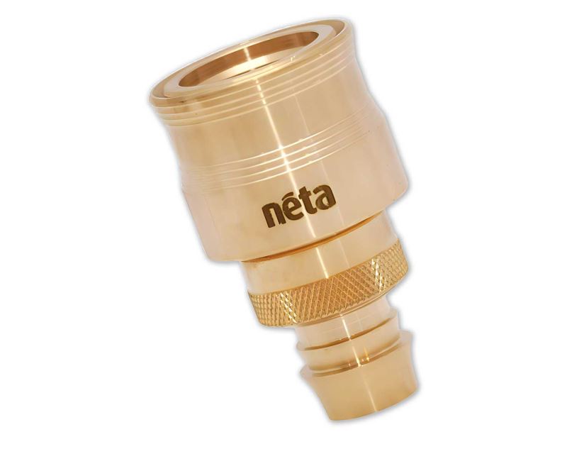 Hose Fitting - Brass 18mm Hose Connector Neta