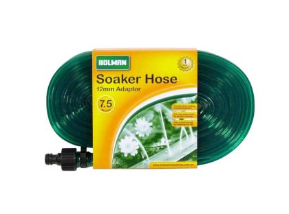 Holman Soaker Hose available in 7.5 and 15m fitted lengths