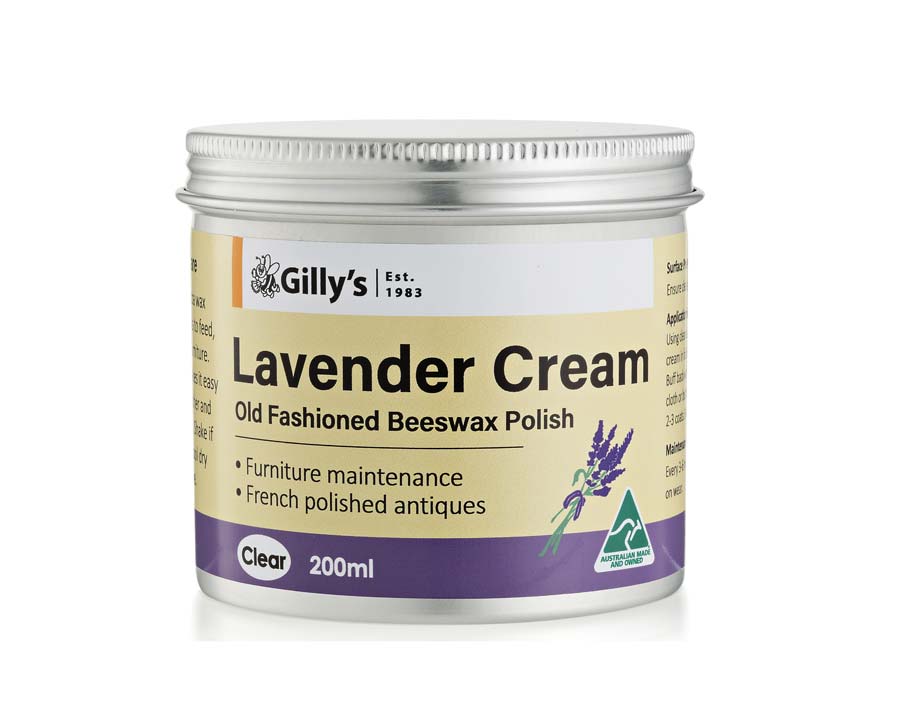 Gilly Stephenson's Old Fashioned Furniture Polish Cream, Lavender scented