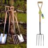 RHS Stainless Steel Digging Fork by Burgon & Ball of the UK