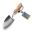 Stainless steel Hand Trowel - part of the Classic Hand Tool range from Burgon & Ball