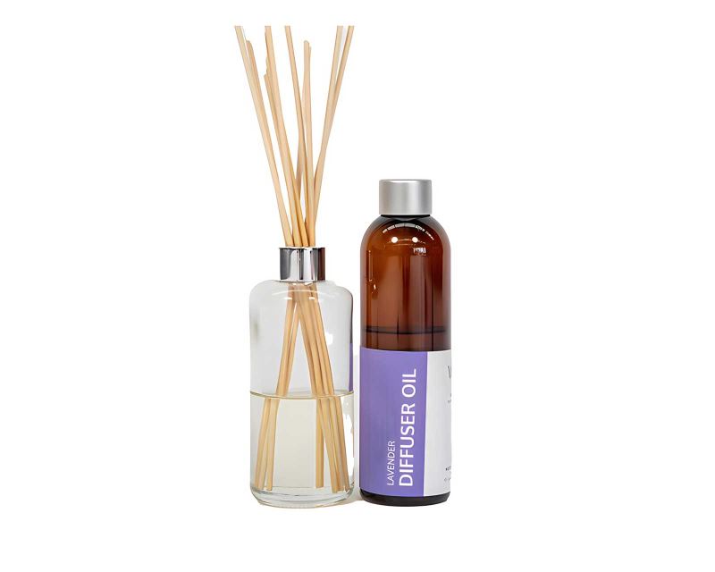 Diffuser Oil Lavender pack - including bottle, reeds and 250ml diffuser oil Lavender