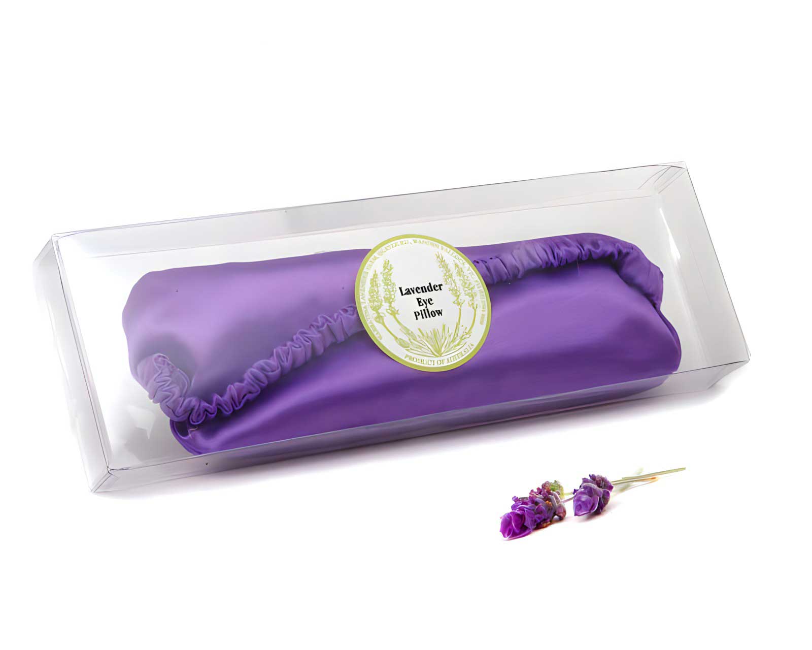 Eye pillow filled with fragrant and restful lavender