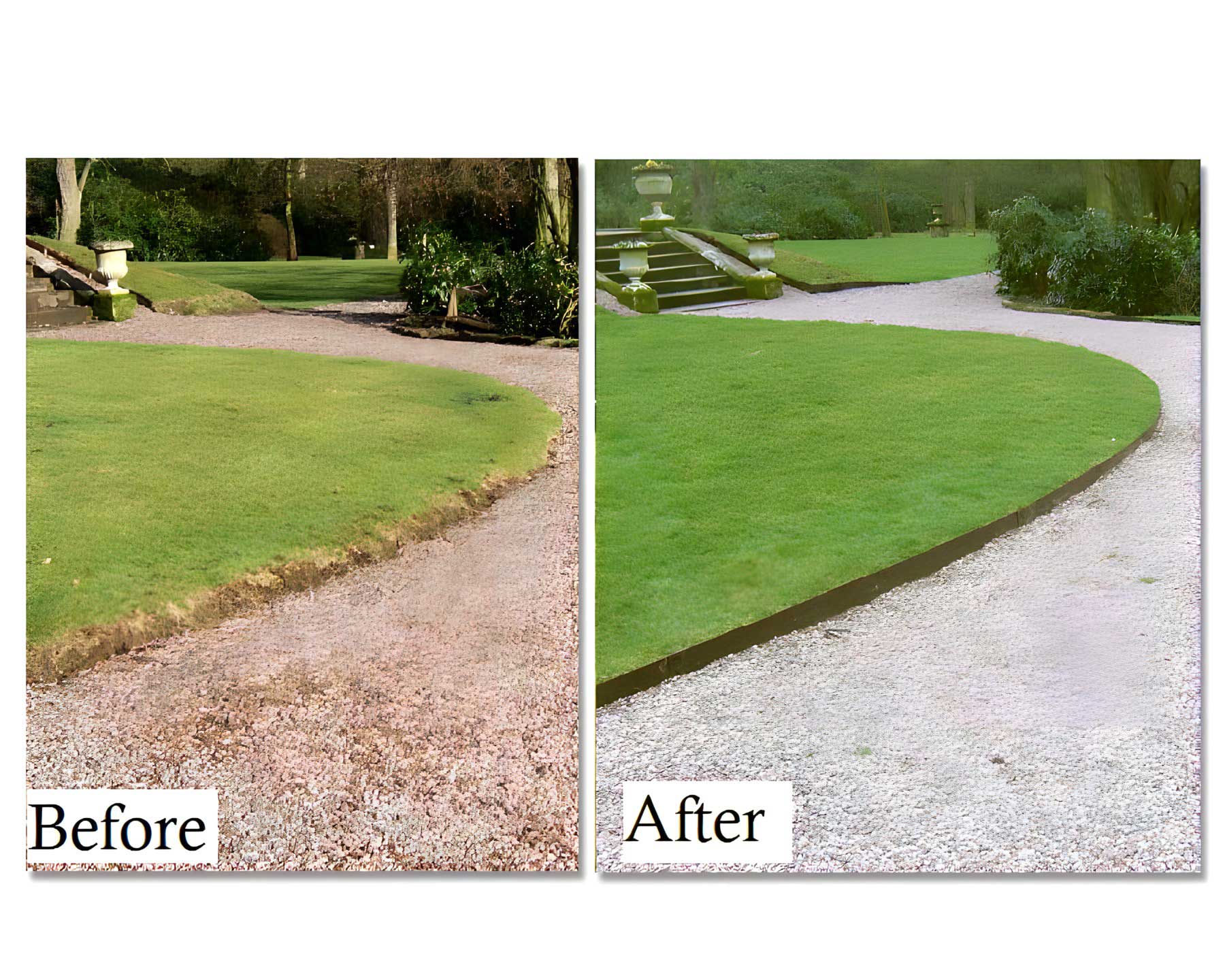 Everedge - before and after