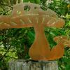 Garden art - Mushrooms make a great addition to your garden
