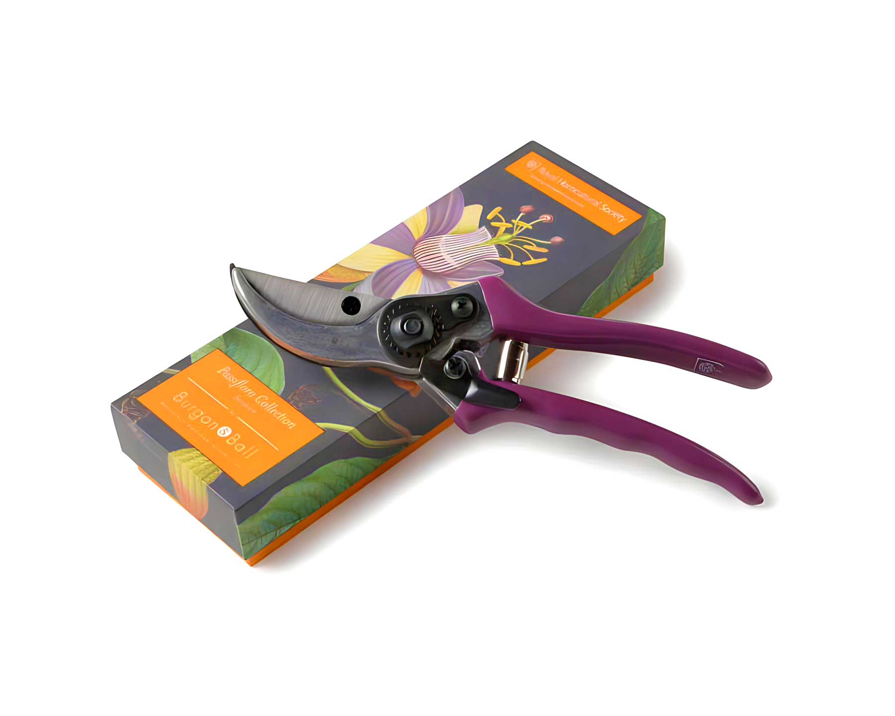 RHS endorsed Burgon and Ball secateurs are part of the Passiflora Collection.