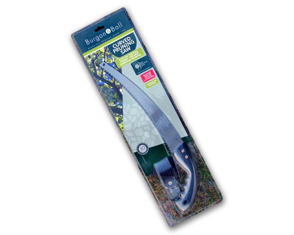 Curved pruning saw by Burgon and Ball of the UK