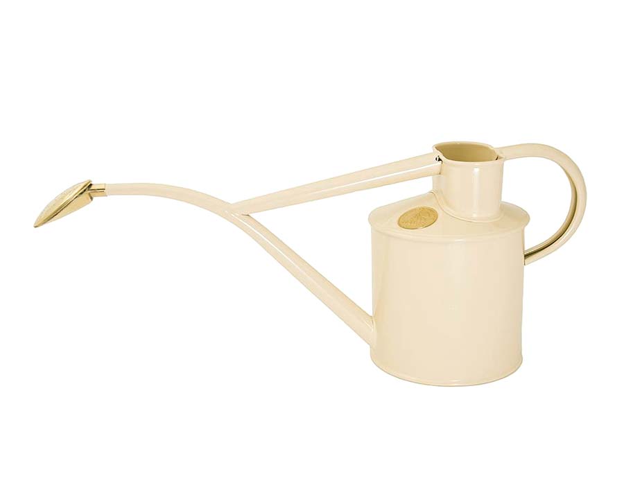 Cream - Rowley Ripple Watering Can - 2 Pint (1L) - Haws