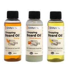 Chopping Board Oil 100ml  - Food-safe - Gillys
