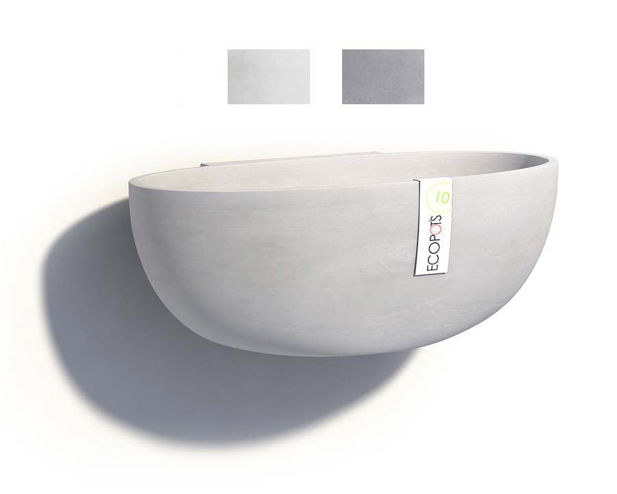 White Grey and Blue Grey - Sofia Wall-Mounted - EcoPots