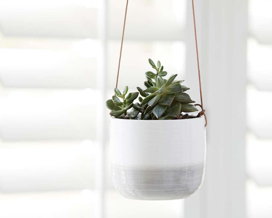 New range of hanging pots from Burgon and Ball - this is Ripple