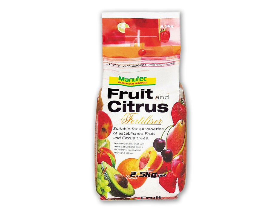 Fruit and Citrus Food - Manutec 2.5kgs bag