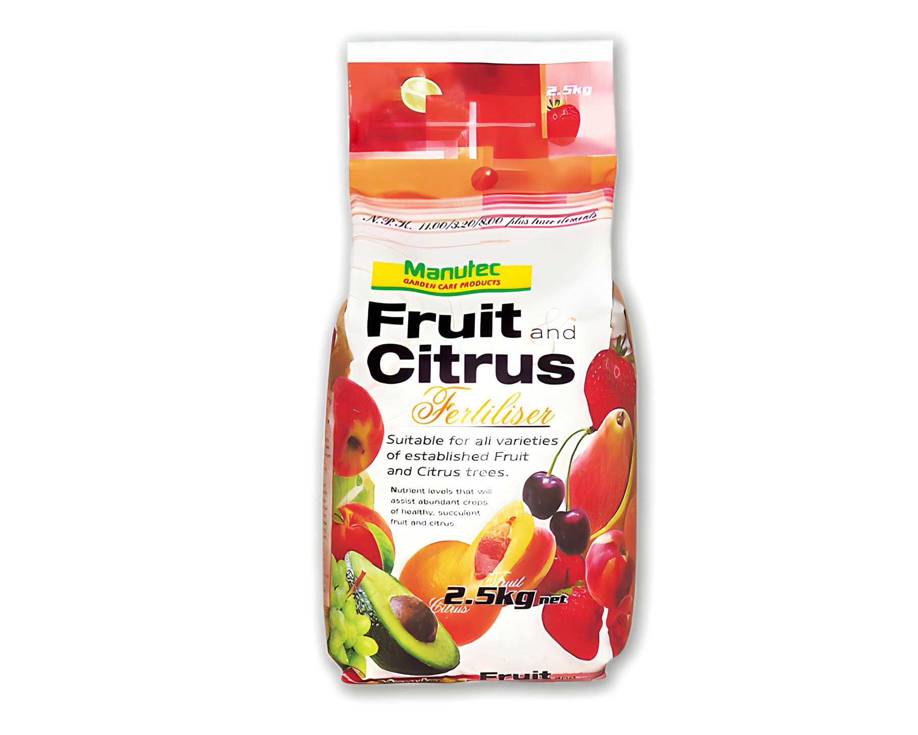 Fruit and Citrus Food - Manutec 2.5kgs bag, granular formulation