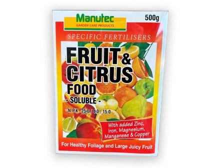 Fruit and Citrus Food - Manutec 500g concentrate soluble pack
