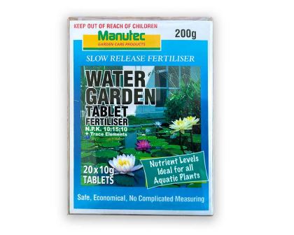 Water Garden Tablet Fertiliser - Manutec
