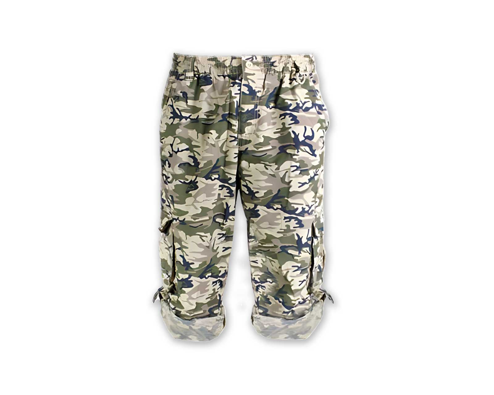 Camo Pants - Can be worn as shorts in hot weather.