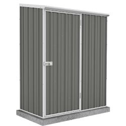 Eco-Nomy Single Door Space Saver Shed Kit 1.52m x .78m x 1.95m ABSCO