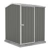 Premier Single Door Garden Shed - 1.52 x 1.52 x 2.08m ABSCO in Woodland Grey