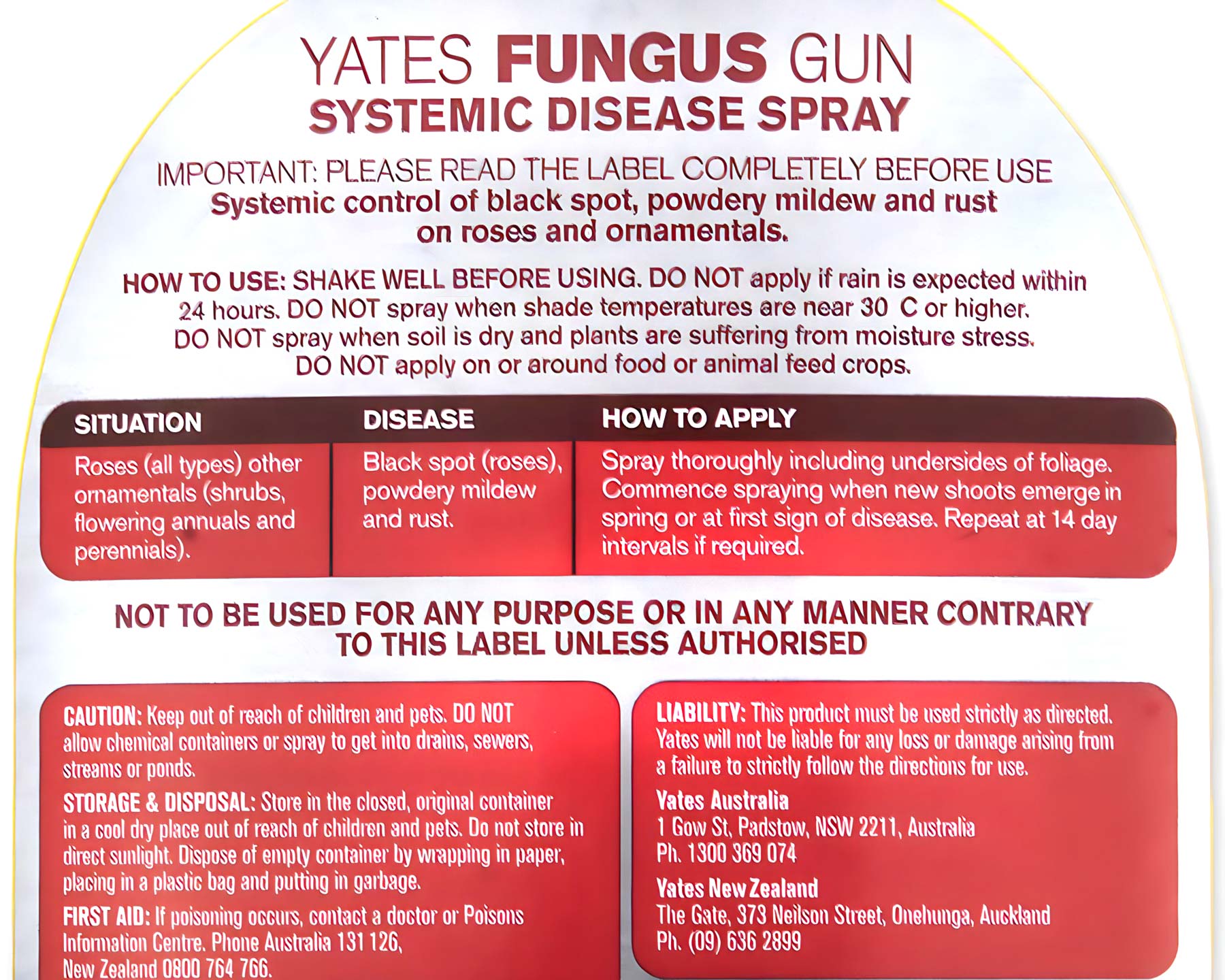 Fungus Gun - Yates, info panel