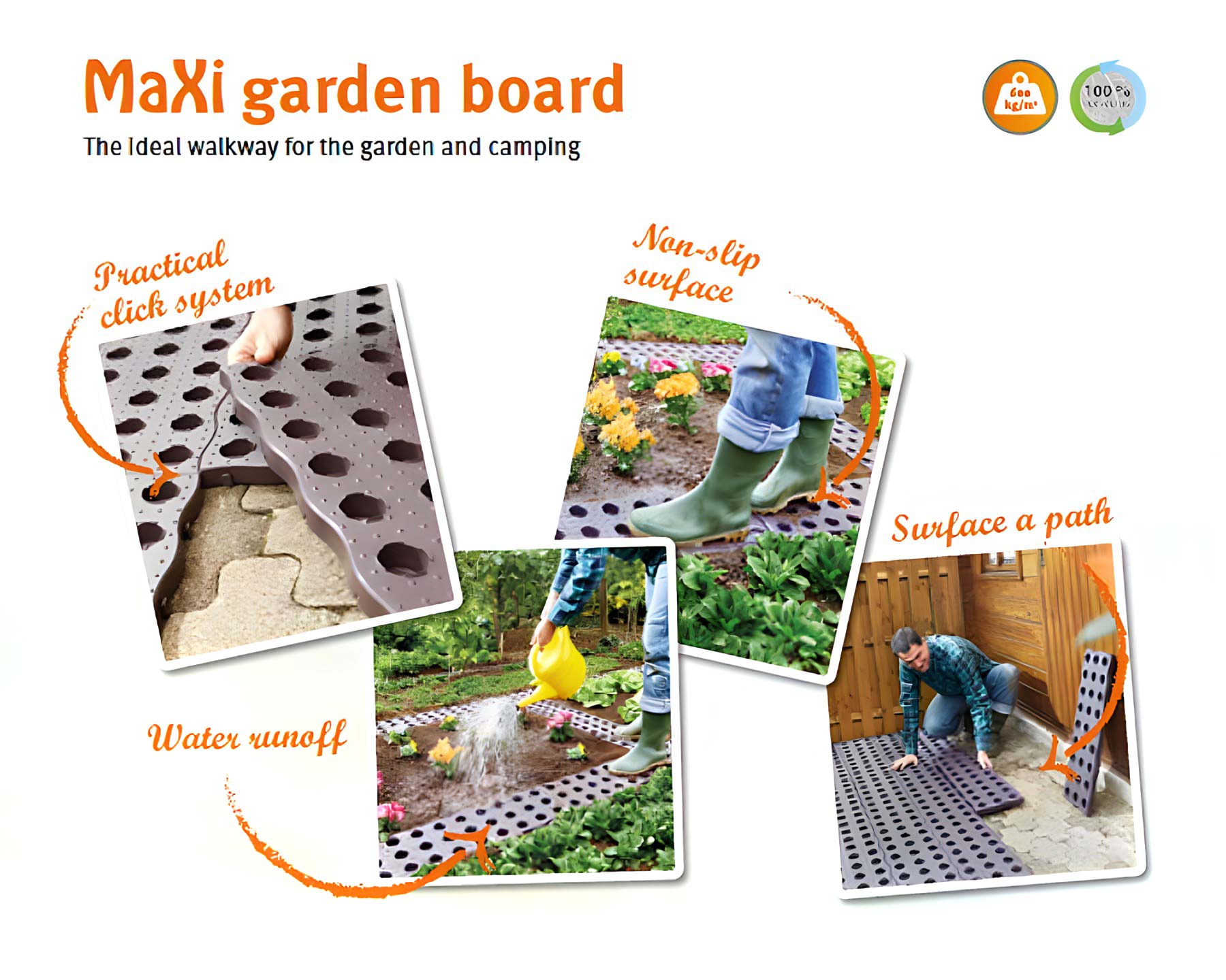 Maxi Interlocking Garden Boards