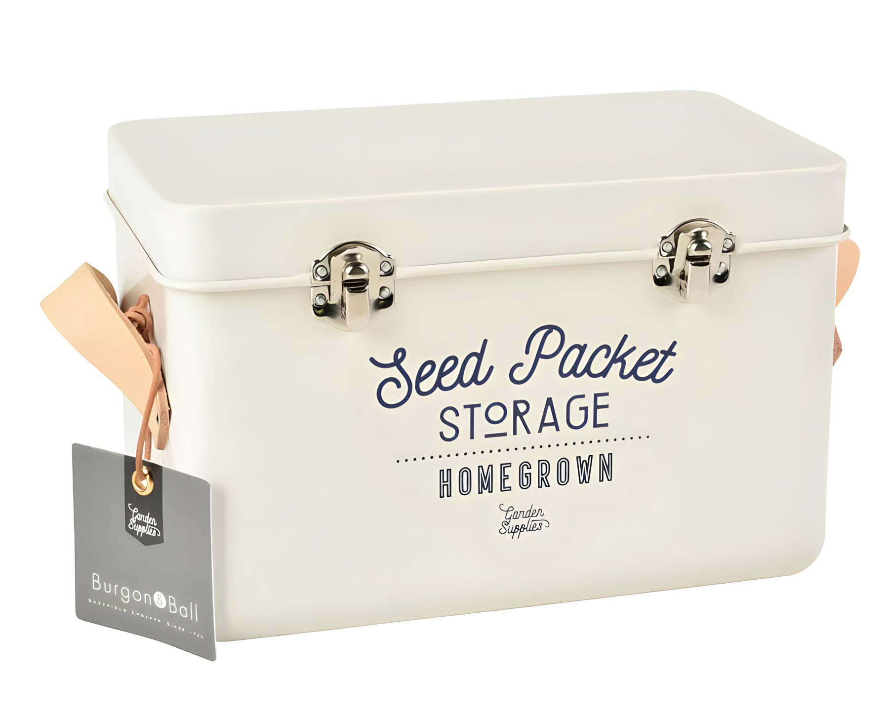 Stone - Seed Packet Storage Tins - Burgon and Ball
