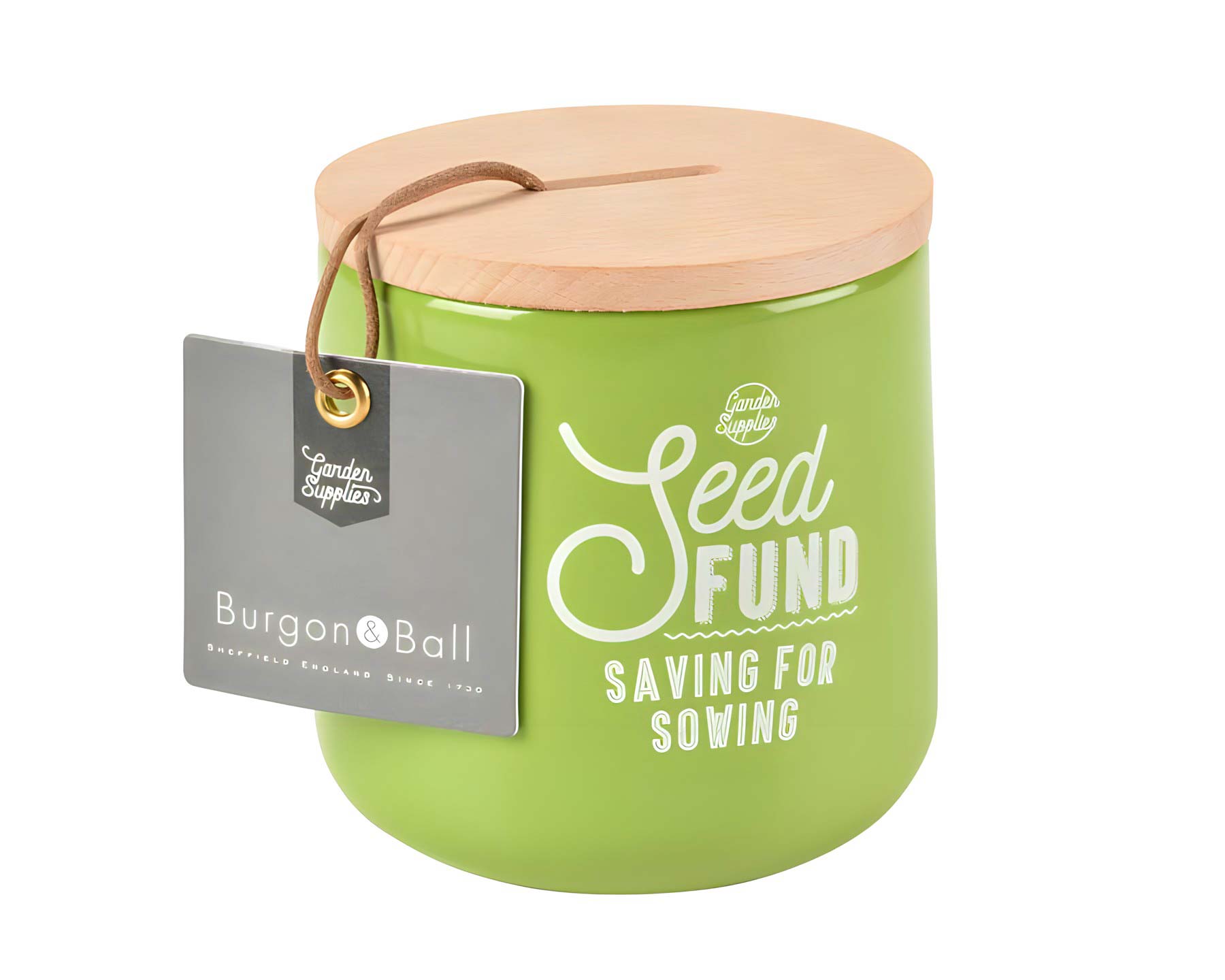 Seed Fund Money Boxes - Gooseberry - Burgon and Ball