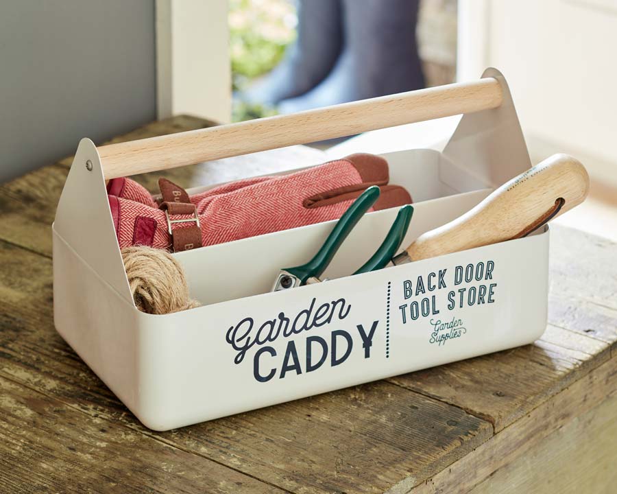 Garden Caddy by Burgon and Ball in Stone