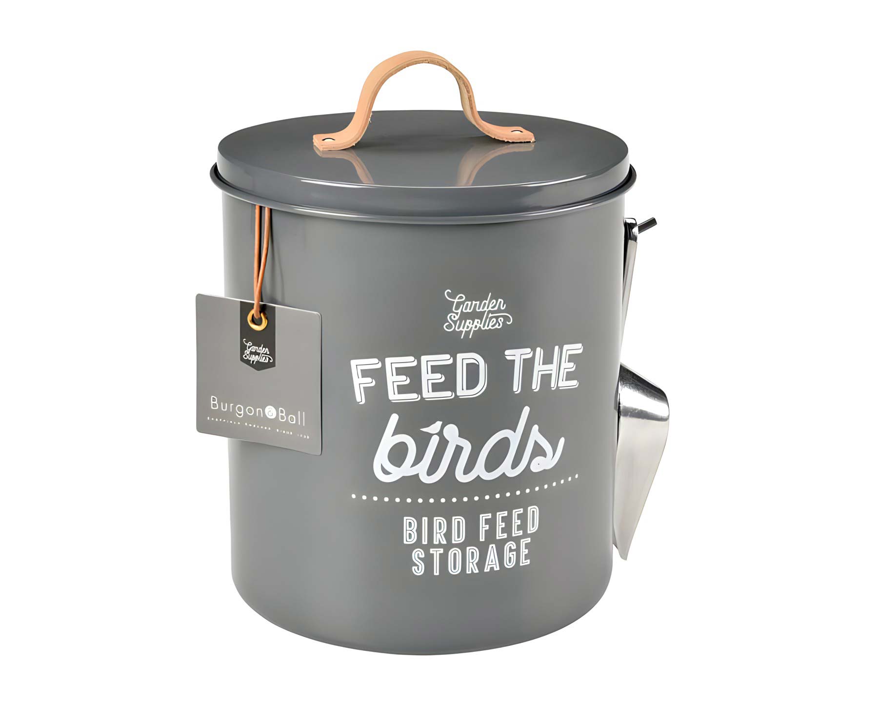 Bird Food Tin - Charcoal - Burgon & Ball