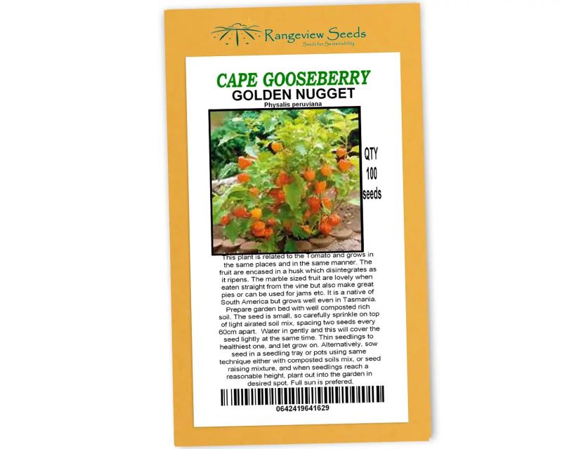 Cape Gooseberry Golden Nugget - Rangeview Seeds