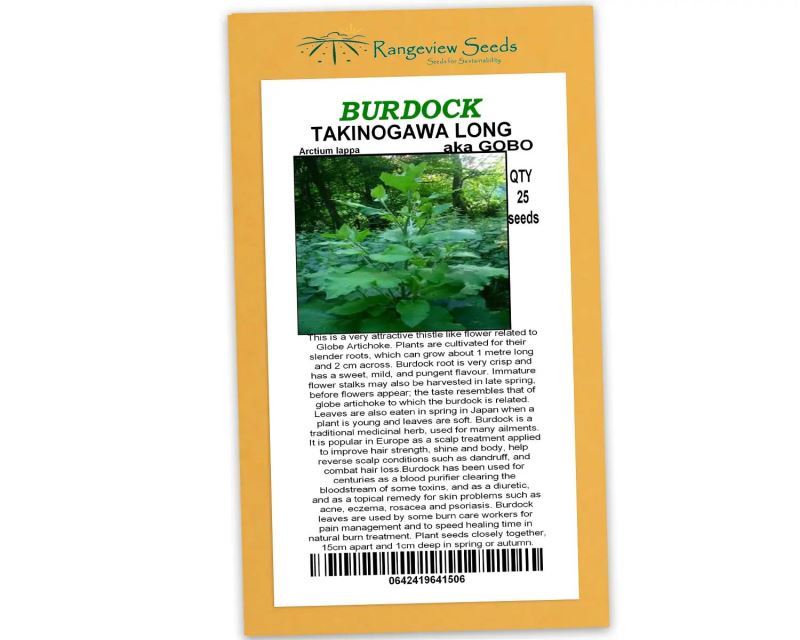 Burdock Takinagawa Long - Rangeview Seeds