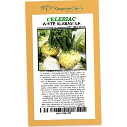 Celeriac White Alabaster - Rangeview Seeds