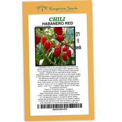 Chili Habanero Red Organic - Rangeview Seeds