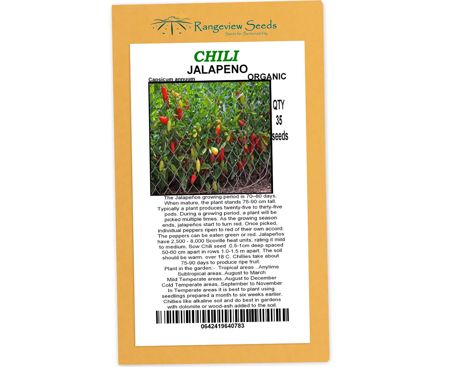 Chili Jalapeno - Rangeview Seeds